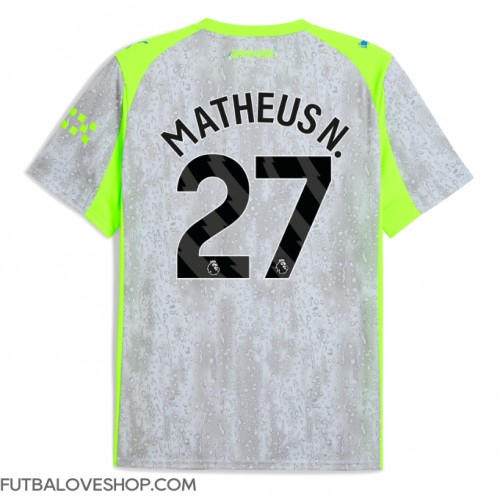 Dres Manchester City Matheus Nunes #27 Tretina 2025-26 Krátky Rukáv
